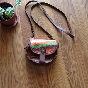 Free People colorful cross body bag